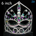 Custom Made Tiara Colorido Rhinestone Crystal Crown Tiara